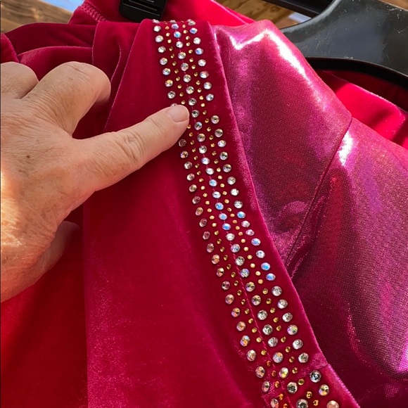 Beautiful pink velour track suit - Picture 11 of 16